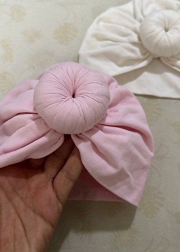 6-12 Ay, 18 cm Beden Pamuklu Fırfırlı Bohem Çocuk Bere