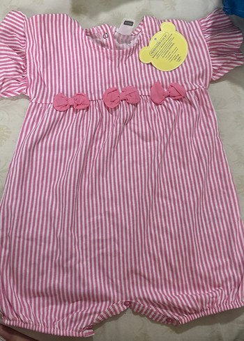 LC Waikiki Pembe Fırfırlı Bebek Kız Tulum