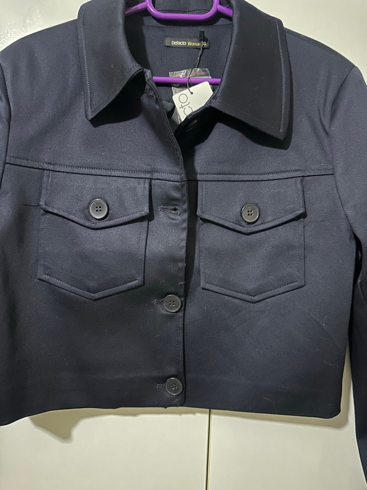 Defacto crop ceket - Görsel 4