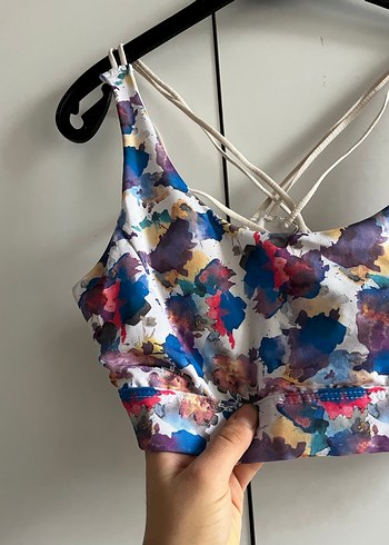 m Beden Renkli Tie-Dye Spor Büstiyer