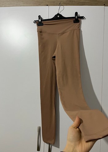 Kadın Bej Midi Tayt - Görsel 8
