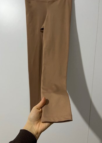 Kadın Bej Midi Tayt - Görsel 4