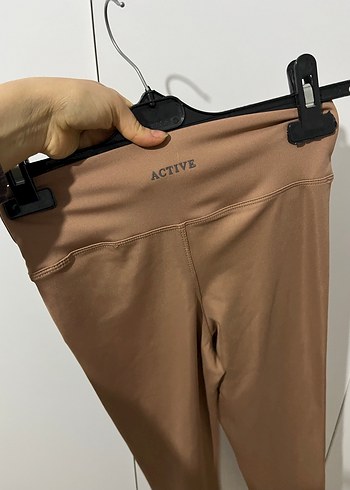 Kadın Bej Midi Tayt - Görsel 7