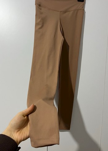 Kadın Bej Midi Tayt - Görsel 2