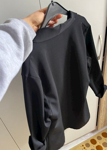 Siyah Kadın Midi Blazer - Minimalist Stil - Görsel 5