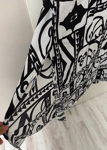 xl Beden çeşitli Renk Desenli Uzun Askılı Kadın Elbise