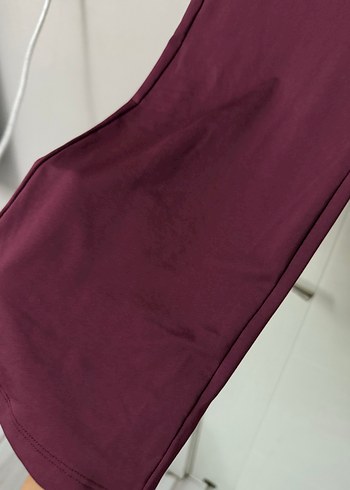 Bordo Bağlama Desenli Kadın haşema - Görsel 3