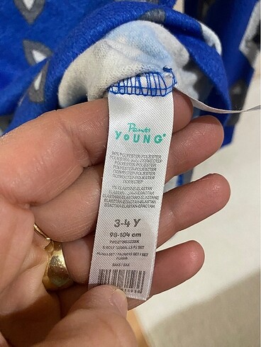4 Yaş Beden Penti çocuk pijama takımı