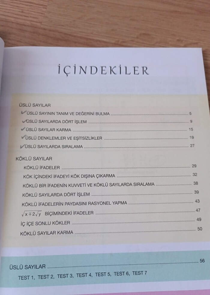 Sonuç Yayınları 9.sinif Matematik  - Görsel 3