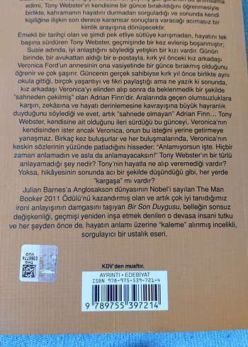 Bir Son Duygusu - Julian Barnes - Görsel 2