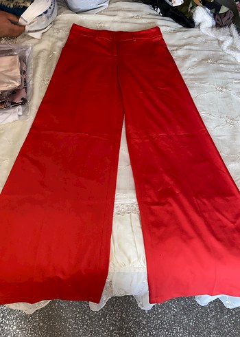 Zara Kadın Kırmızı Pantolon