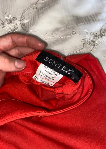 40 Beden Kadın Kırmızı Pantolon