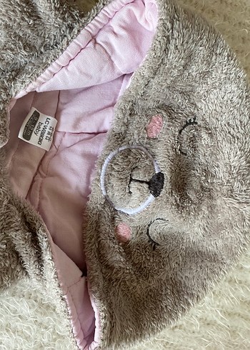 Kız Çocuk Gri Sıcak mont - Görsel 2