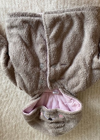 Kız Çocuk Gri Sıcak mont - Görsel 4