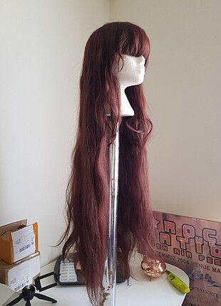 Uzun kahverengi peruk
