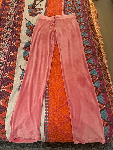Diğer Barbarian Pembe Kadife Eşofman Altı S