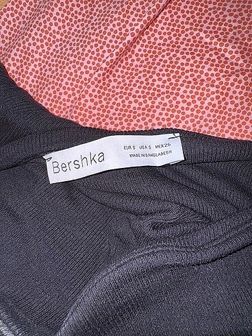 s Beden Bershka Straplez Siyah Elbise S
