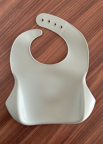Gri Silikon Oioi Bebek Önlüğü - Görsel 2