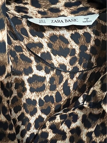 Zara Leopar Gömlek - Görsel 3