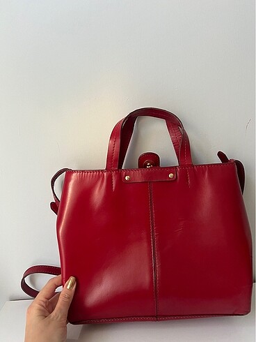 Zara Vintage Kırmızı Çanta