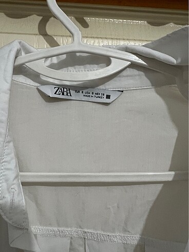 Zara Beyaz Boyfriend Gömlek - Görsel 2