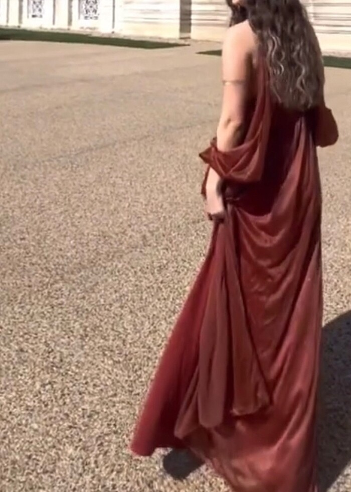 Abiye Nişan Yırtmaçlı Elbise - Görsel 4