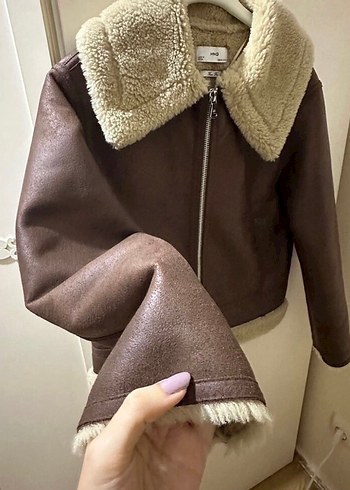 Mango biker ceket mont - Görsel 3