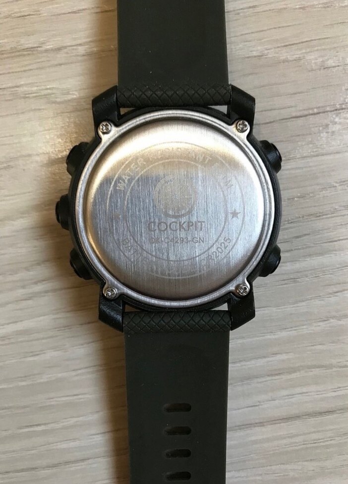 Cockpit Siyah Dijital Erkek Kol Saati - Görsel 3