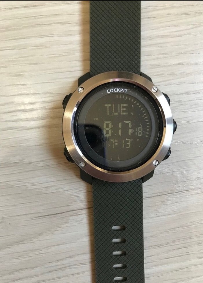 Cockpit Siyah Dijital Erkek Kol Saati - Görsel 2