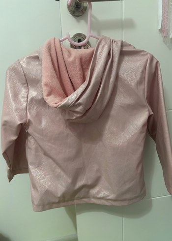 Parlak Pembe Kız Çocuk Yağmurluk - Görsel 3