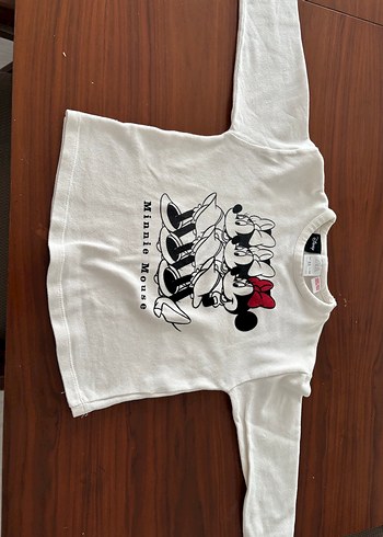 Kız Çocuk Beyaz Baskılı Sweatshirt - Görsel 2