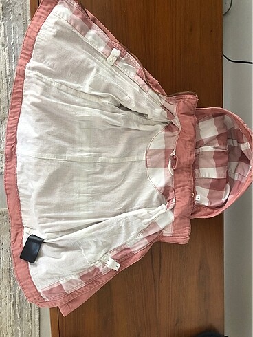 H&M 2-3 yaş Gül kurusu mont - Görsel 5