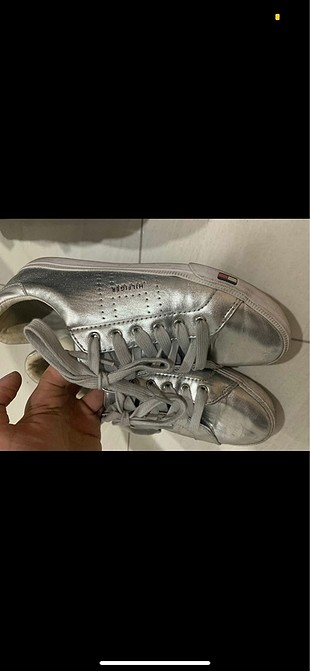 39 Beden gri Renk Tommy Hilfiger gümüş renk ayakkabı
