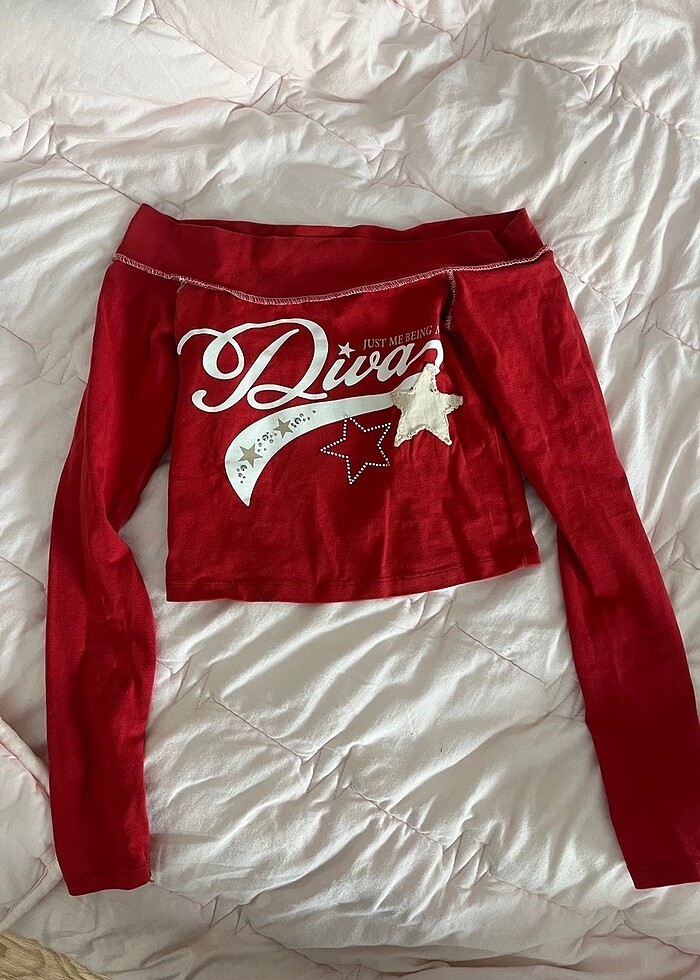 bsk teen bershka crop üst - Görsel 3