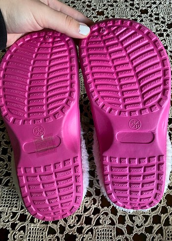 Pembe Peluş Astarlı Terlik - Görsel 4