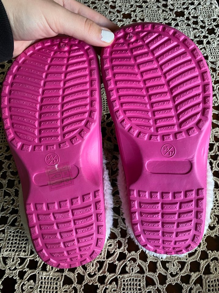 Pembe Peluş Astarlı Terlik - Görsel 4