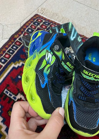 Renkli Skechers Erkek Çocuk Spor Ayakkabısı - Görsel 3