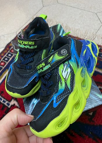 Renkli Skechers Erkek Çocuk Spor Ayakkabısı - Görsel 2