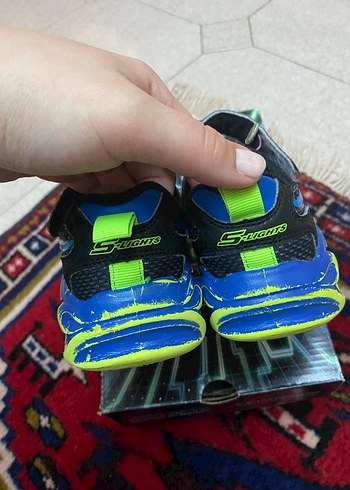 Renkli Skechers Erkek Çocuk Spor Ayakkabısı - Görsel 4