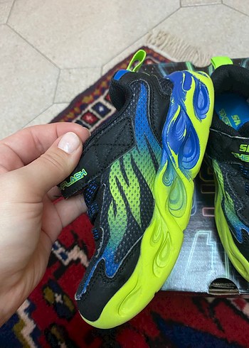 Renkli Skechers Erkek Çocuk Spor Ayakkabısı - Görsel 6