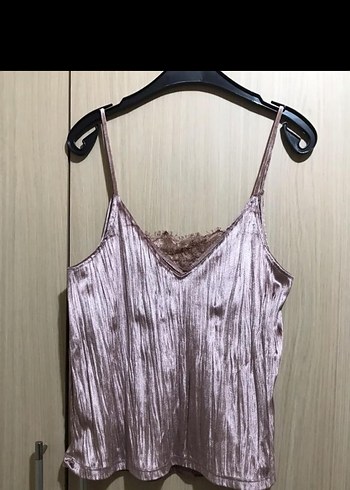 Parlak Dantel Detaylı Kadın Atlet - Görsel 4