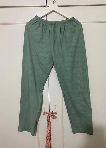 Yeşil Uzun Kollu Pijama Takımı - Görsel 5