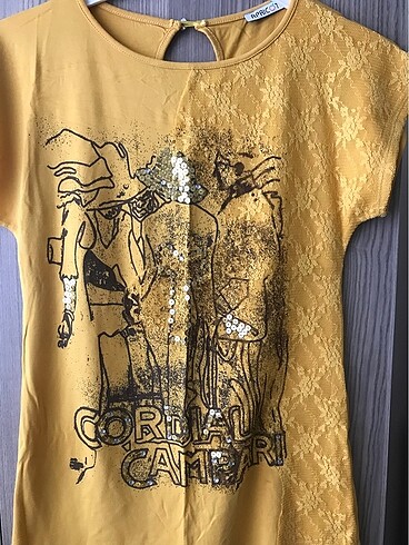 Koton Sarı Tshirt