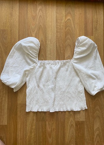 Beyaz Bohem Kadın Bluz - Görsel 4