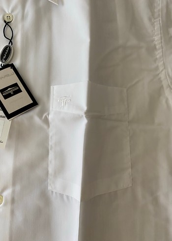 American Apparel Beyaz Kısa Kollu Regular Fit Erkek Gömlek