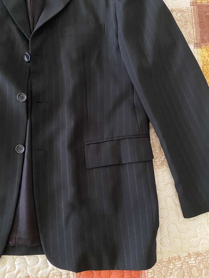 Siyah Erkek Regular Fit Takım Elbise Ceketi - Görsel 3