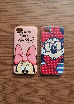 2 Adet iPhone 7 / iPhone 8 Kılıf Disney Mickey Mouse