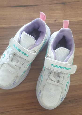 Slazenger Kız Çocuk Beyaz Sneakers Velcro Bantlı