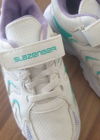 28 Beden beyaz Renk Kız Çocuk Beyaz Sneakers Velcro Bantlı