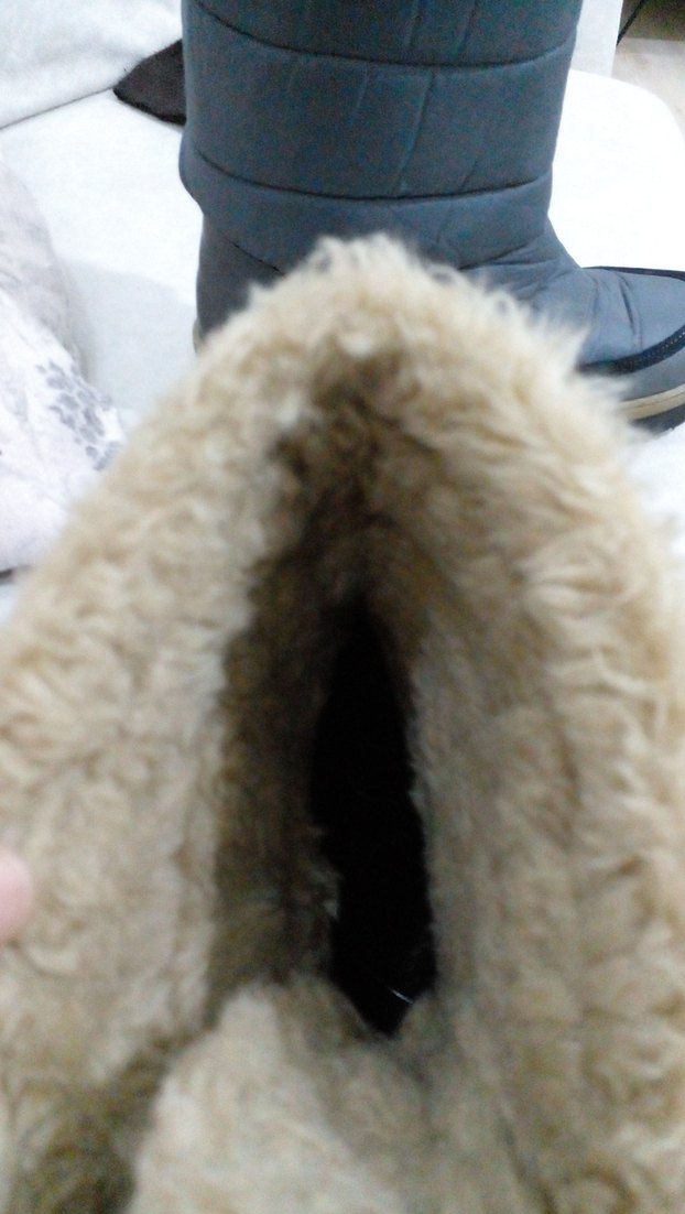 Gri kadın  kar ve kayak  Botu Tokalı - Görsel 5